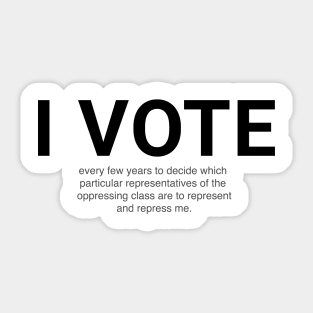 I VOTE Sticker